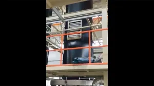 Máquina sopladora de geomembranas
