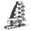 Máquina sopladora de geomembranas (6–8m de ancho)