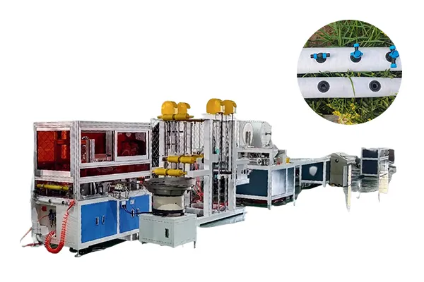 Máquina para fabricación mangueras planas preperforadas