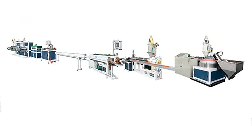 Máquina para fabricar tuberías de riego por goteo redondas